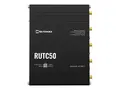 Teltonika RUTC50 - Tr&#229;dl&#248;s ruter - WWAN - Wi-Fi 6 2,4 GHz - 4G, 5G - DIN-skinnemonterbar, veggmonterbar, overflatemonterbar - for P/N: BAT120000000, PR1KC640, PR1KS536, PR1US540, PR2PP10B, PR2VM20M, PR5MEC23, PR5MEC32