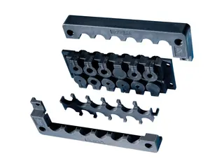 Schneider Spacial CRN NSYDCD2412 - Kabelinngang bunn - kapsling kan monteres - svart