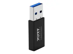 PORT Designs - USB-adapter - USB-type A (hann) til USB-C (hunn) USB 3.1 Gen 1 (en pakke 2)