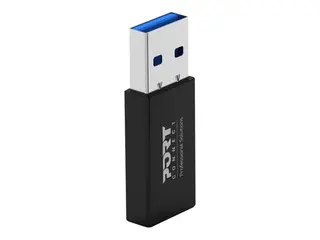 PORT Designs - USB-adapter - USB-type A (hann) til USB-C (hunn) USB 3.1 Gen 1 (en pakke 2)