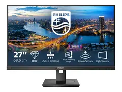 Philips 276B1 - LED-skjerm - 27&quot; - 2560 x 1440 QHD @ 75 Hz IPS - 350 cd/m&#178; - 1000:1 - 4 ms - 2xHDMI, DisplayPort, USB-C - h&#248;yttalere - svart tekstur