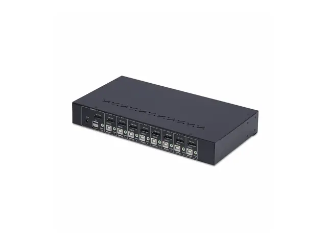 StarTech.com 8-Port DisplayPort KVM Switch w/1U Rack Mount Kit, 4K...