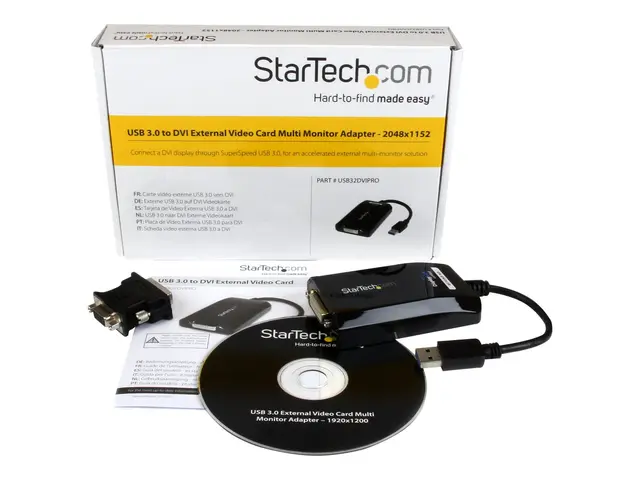 StarTech.com USB 3.0 to DVI / VGA Adapter - 2048x1152 - External V...