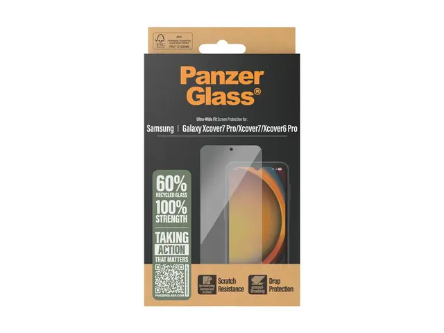 PanzerGlass - Skjermbeskyttelse for mobiltelefon bulk, ultra-wide ...