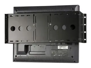 Startech 4U Universal VESA LCD Monitor Mounting Bracket for 19-inch Rack or Cabinet TAA Compliant - Cold-Pressed Steel Bracket (RKLCDBK) monteringssett - for LCD-skjerm - svart
