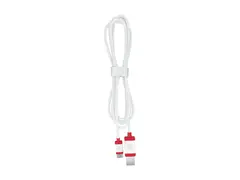 CHERRY - USB-kabel - USB (hann) til 24 pin USB-C (hann) USB 2.0 - 1.5 m - flettet kabel - hvit