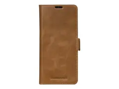 dbramante1928 Copenhagen - Lommebok for mobiltelefon helnarvet lær - gyllenbrun - for Samsung Galaxy S21 Ultra 5G