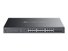 TP-Link Omada SG3428XMPP V1.8 - Switch - L2+ Styrt - 16 x 10/100/1000 (PoE+) + 8 x 10/100/1000 (PoE++) + 4 x 10Gb Ethernet SFP+ - rackmonterbar - PoE++ (500 W)