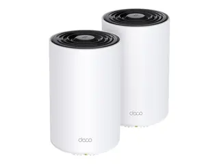 TP-Link Deco PX50 V1 - Wi-Fi-system (2 rutere) - inntil 4500 kvadratfot - maske 1GbE, G.hn - Wi-Fi 6 - Dobbeltb&#229;nd