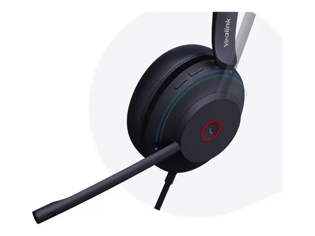 Yealink UH37 Mono - Hodesett on-ear kablet USB lydisolerende svart...