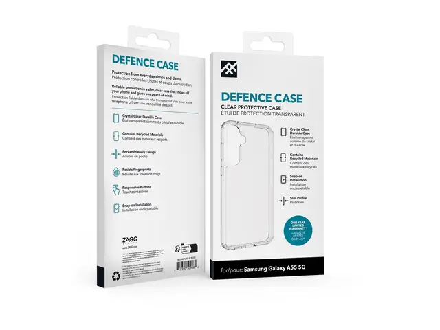 iFrogz Defence - Baksidedeksel for mobiltelefon krystallklar Samsu...