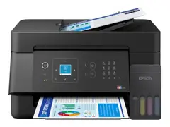 Epson EcoTank ET-4900 - Multifunksjonsskriver farge - ink-jet - ITS - A4 (210 x 297 mm) (original) - A4/Letter (medie) - opp til 11 spm (trykking) - 100 ark - 33.6 kbps - Wi-Fi(n), USB, LAN - svart