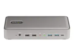 STARTECH.COM Dual-Laptop USB-C KVM Docking Station Dual Monitor 4K 60Hz Di