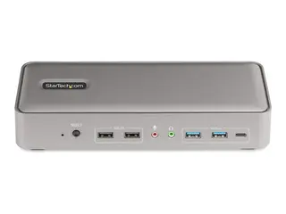 STARTECH.COM Dual-Laptop USB-C KVM Docking Station Dual Monitor 4K 60Hz Di