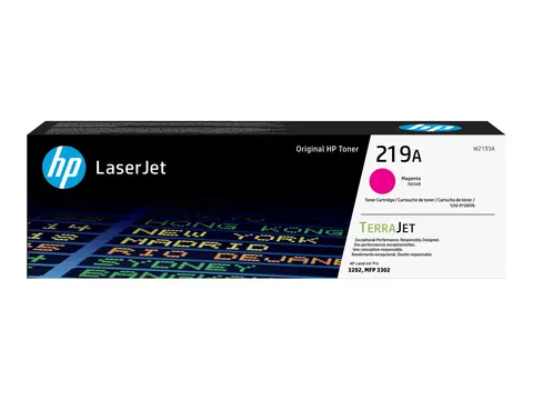 HP 219A - Magenta - original - LaserJet tonerpatron (W2193A) - for Color LaserJet Pro MFP 3302fdn
