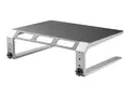 StarTech.com Monitor Riser Stand - For up to 32&quot; Monitor Height Adjustable - Computer Monitor Riser - Steel and Aluminum (MONSTND) - Stativ - for Skjerm - aluminium, st&#229;l - skjermst&#248;rrelse: 32&quot; - skrivebord