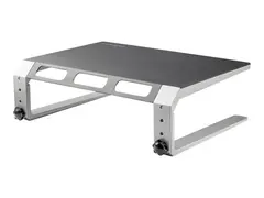 StarTech.com Monitor Riser Stand - For up to 32" Monitor Height Adjustable - Computer Monitor Riser - Steel and Aluminum (MONSTND) - Stativ - for Skjerm - aluminium, stål - skjermstørrelse: 32" - skrivebord