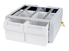 Ergotron StyleView SV Supplemental Storage Drawer, Double Tall Monteringskomponent (skuffmodul) - låsbar - medisinsk - gråhvit - vognmonterbar