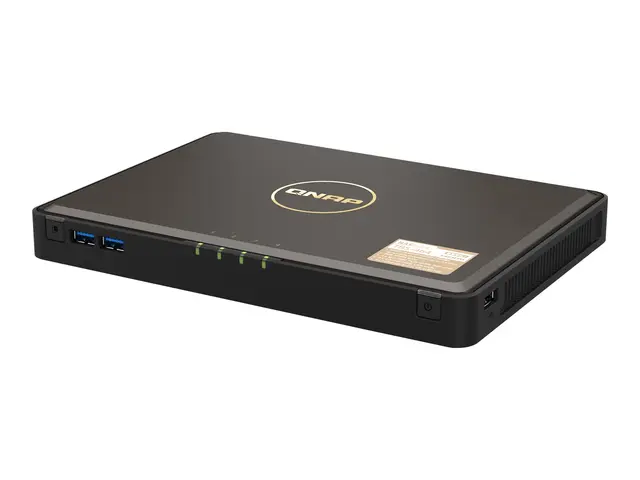 QNAP TBS-464 NASbook - NAS-server 4 brønner RAID 0, 1, 5, 6, 10 RA...