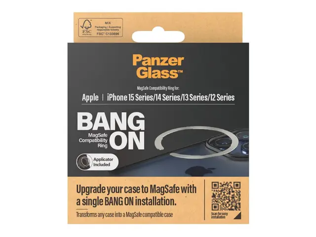 PanzerGlass Bang On - Metallplate for mobiltelefon MagSafe