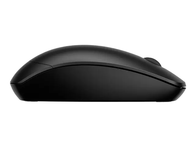HP 235 Slim - Mus optisk 3 knapper trådløs 2.4 GHz USB mottaker svart