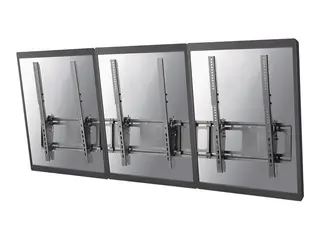 Neomounts NS-WMB300P - Brakett - for 3 LCD-skjermer svart - skjermstørrelse: 40"-52" - veggmonterbar