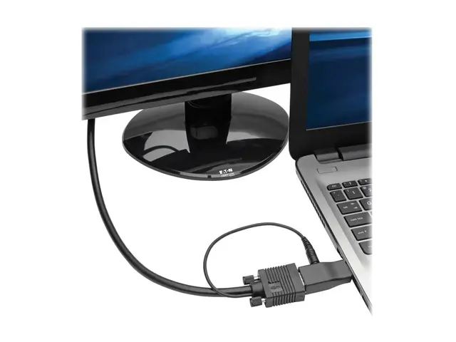 Eaton Tripp Lite Series Compact HDMI to VGA Adapter with Audio (M/...