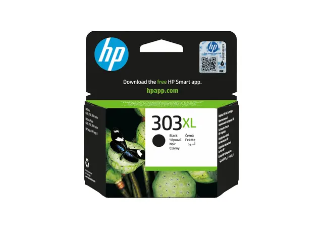 HP 303XL - 12 ml Høy ytelse svart original blekkpatron for ENVY Ph...