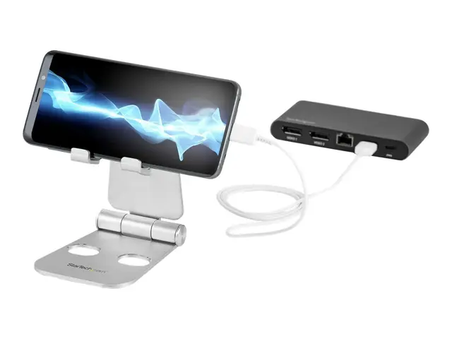 Startech Phone and Tablet Stand, Foldable Universal Mobile Device ...