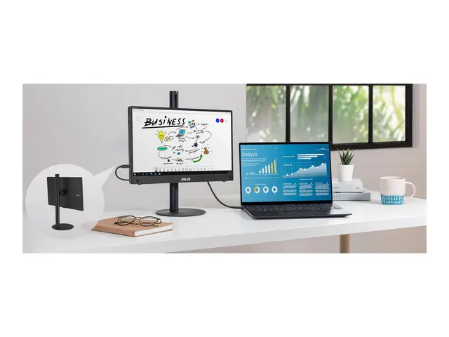 ASUS ZenScreen Touch MB16AMTR - LED-skjerm 16" (15.6" synlig) port...