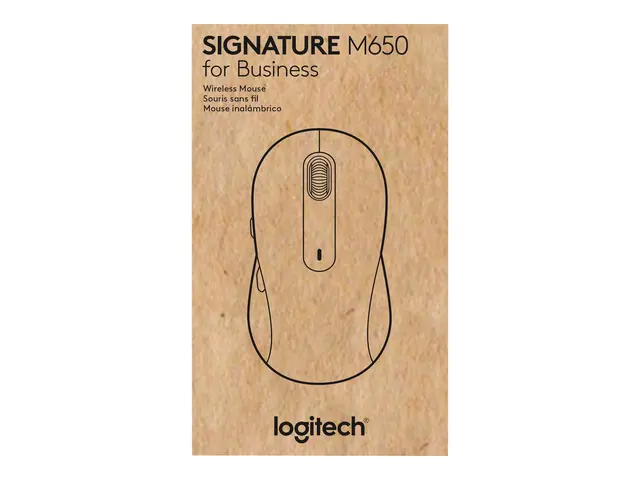 Logitech Signature M650 for Business - Mus trådløs 2.4 GHz, Blueto...