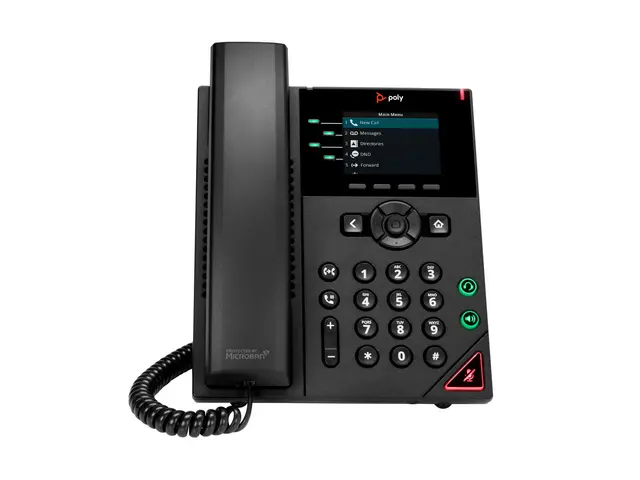 Poly VVX 250 - VoIP-telefon treveis anropskapasitet SRTP, SIP, SDP...