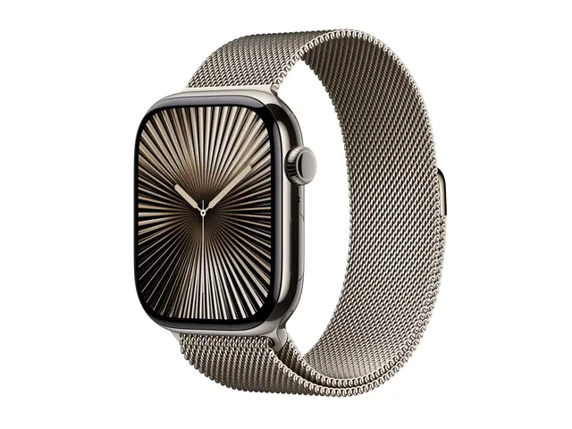 Apple Watch Series 10 (GPS + Cellular) - 46 mm naturlig titan smar...