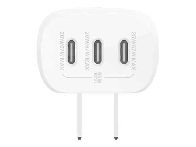 Belkin BoostCharge - Strømadapter PPS-teknologi 67 watt 3.25 A PD ...