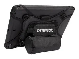 OtterBox Utility Series Latch - Baksidedeksel for nettbrett med tilbeh&#248;rspose - svart - 7&quot;