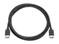 HP - Skjermkabelsett - DisplayPort (hann) til DisplayPort (hann) 2 m - for Elite t655; Presence Small Space Solution with Zoom Rooms; Pro t550