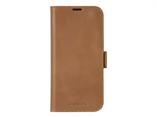 dbramante1928 Copenhagen - Lommebok for mobiltelefon helnarvet lær - gyllenbrun - for Apple iPhone 16 Plus