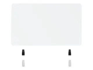 Neomounts NS-GLSPROTECT100 - Partisjonsskjerm skrivebordsmonterbar - 100 x 65 cm - gjennomsiktig