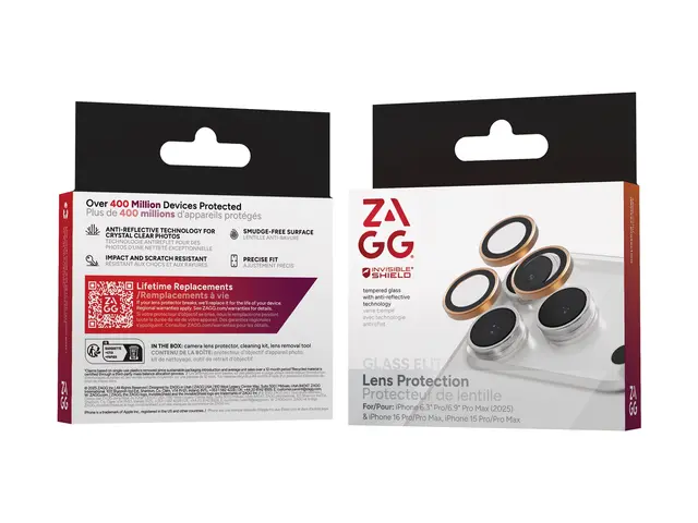 ZAGG InvisibleShield Premium GL - Linsebeskytter for mobiltelefon ...