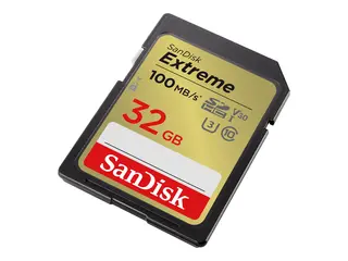 SanDisk Extreme - Flashminnekort - 32 GB Video Class V30 / UHS-I U3 / Class10 - SDHC UHS-I
