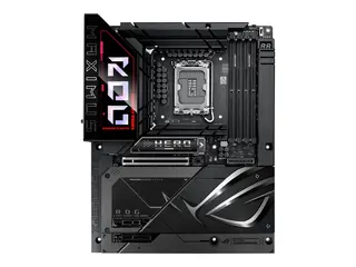 ASUS ROG MAXIMUS Z890 HERO BTF Hovedkort - ATX - LGA1851-sokkel - Z890 Chipset - USB4, USB 3.2 Gen 1, USB-C 3.2 Gen2, USB 3.2 Gen 2 - Wi-Fi 7, Bluetooth, 5 Gigabit Ethernet - innbygd grafikk (CPU kreves) - HD-lyd (8-kanalers)