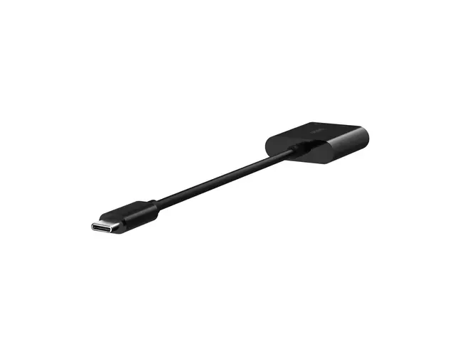 Belkin RockStar - USB-C til hodetelefonjakk / ladeadapter 24 pin h...