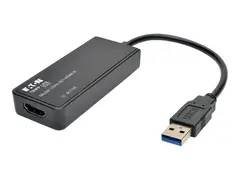 Eaton Tripp Lite Series USB 3.0 to HDMI Dual Monitor External Video Graphics Card Adapter SuperSpeed 1080p Ekstern videoadapter - USB 3.0 - HDMI
