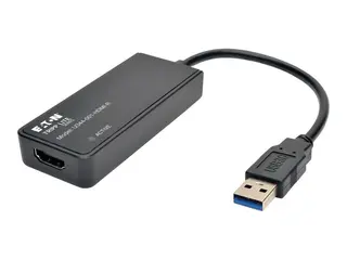 Eaton Tripp Lite Series USB 3.0 to HDMI Dual Monitor External Video Graphics Card Adapter SuperSpeed 1080p Ekstern videoadapter - USB 3.0 - HDMI