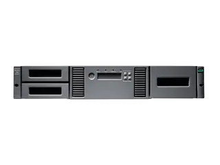 HPE StoreEver MSL2024 - Båndbibliotek - 288 TB / 720 TB spor: 24 - LTO Ultrium (12 TB / 30 TB) x 1 - Ultrium 8 - maks antall stasjoner: 2 - SAS-2 - kan monteres i rack - 2U - strekkodeleser, kryptering - Smart Choice