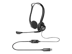Logitech PC Headset 960 USB - Hodesett on-ear - kablet