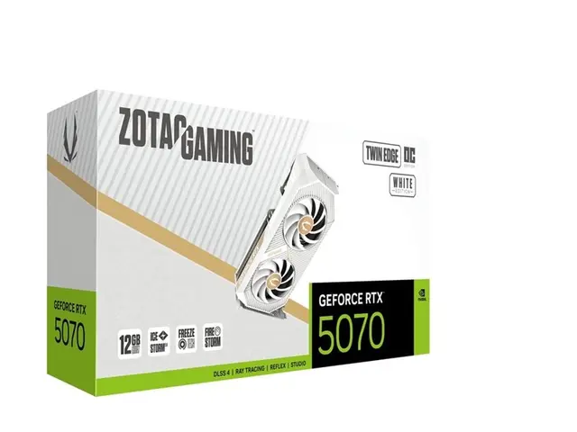 ZOTAC GAMING Twin Edge OC - White Edition grafikkort GeForce RTX 5...