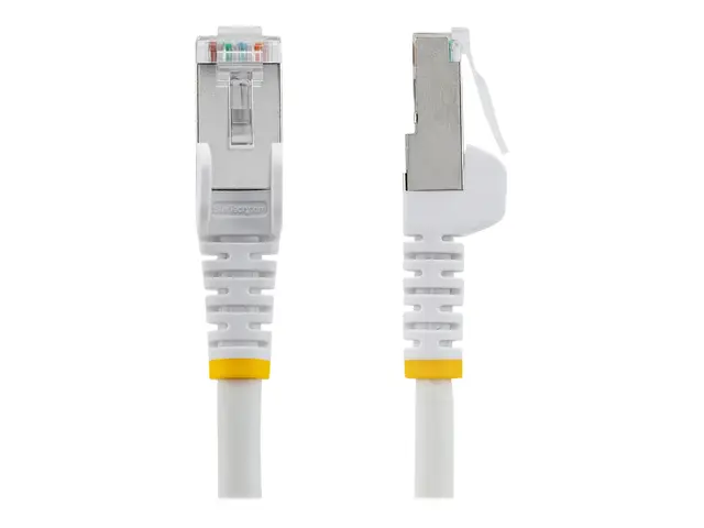 StarTech.com 2m CAT6a Ethernet Cable - White Low Smoke Zero Haloge...