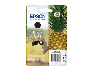 Epson 604 Singlepack - 3.4 ml - svart - original blister - blekkpatron - for Expression Home XP-2200, 2205, 3200, 3205, 4200, 4205; WorkForce WF-2910, 2930, 2935, 2950