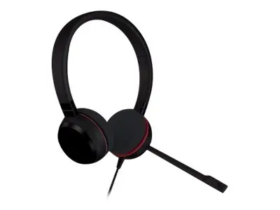Jabra Evolve 20 UC stereo - Hodesett on-ear kablet USB-C, USB-A ly...